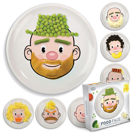 Food Face Kids' Dinner Plate